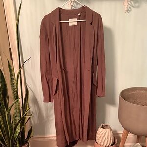 Aritzia Grey Trench Coat